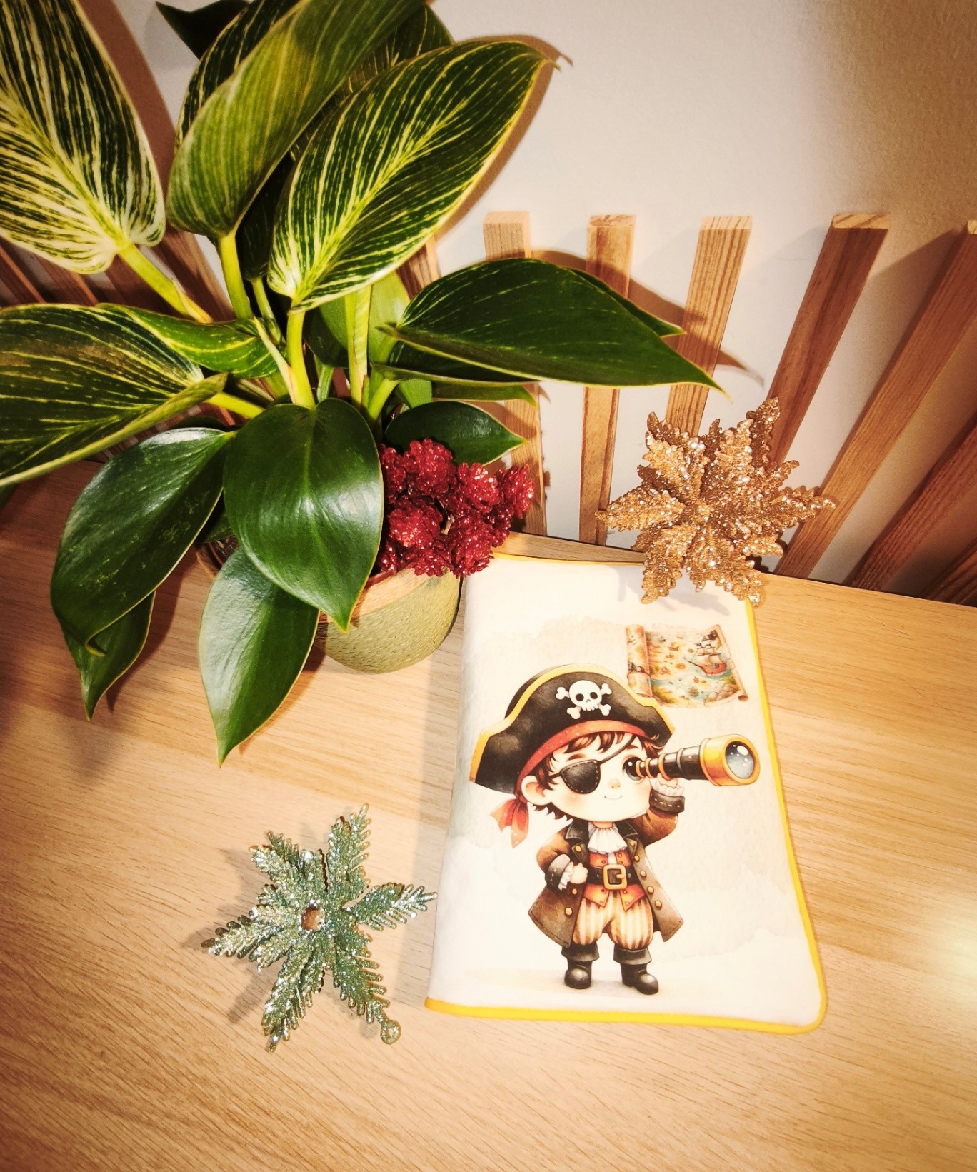 Protège-carnet petit pirate