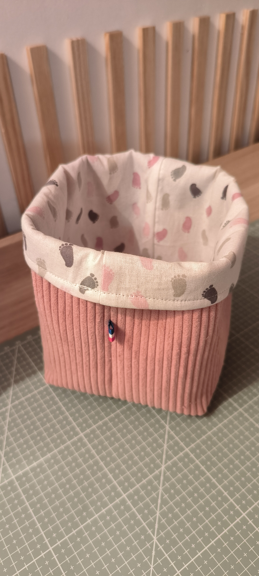 Panier rose petits pieds